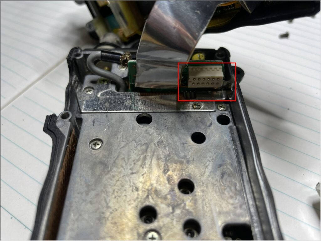 430MHzユニット取外し