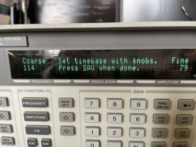 周波数調整モード
